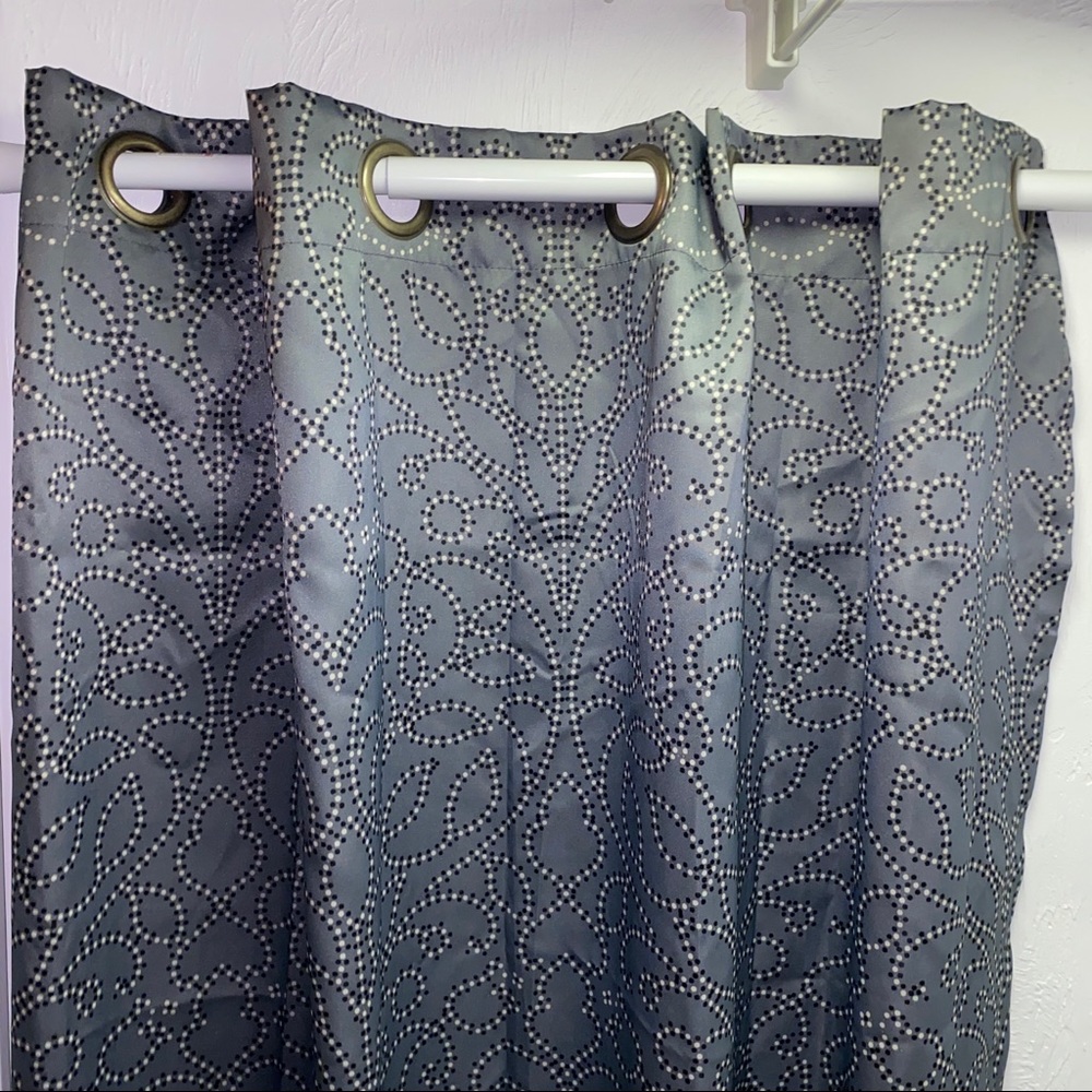 Grey curtains